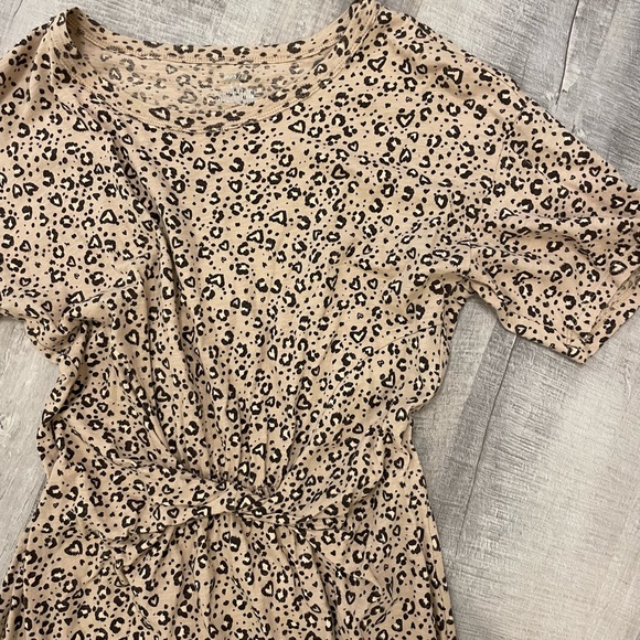Aerie Leopard Print Tee Dress - Picture 4 of 6